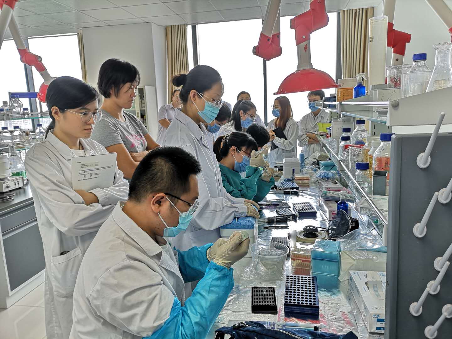  重点实验室开展2018年实时荧光定PCR培训班